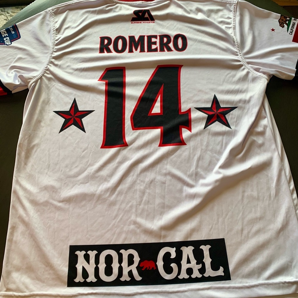 Supreme Athletics USSSA Challenge Cup 14 Romero 2X Nor Cal California jersey - Picture 4 of 6